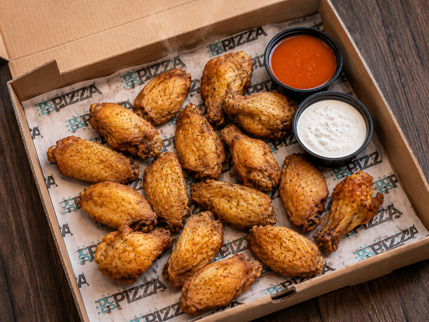 Oven roasted wings DC Pizza Washington DC